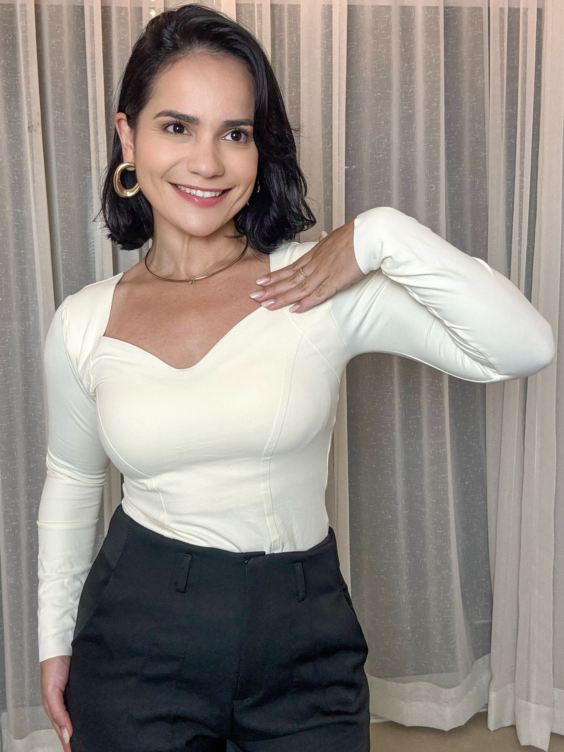 BLUSA OFF WHITE
