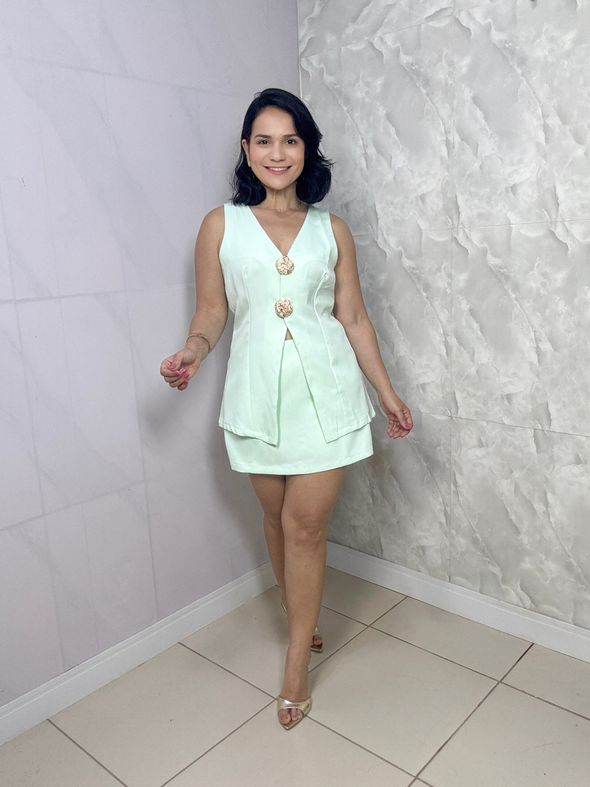 CONJUNTO GEOVANA VERDE MENTA