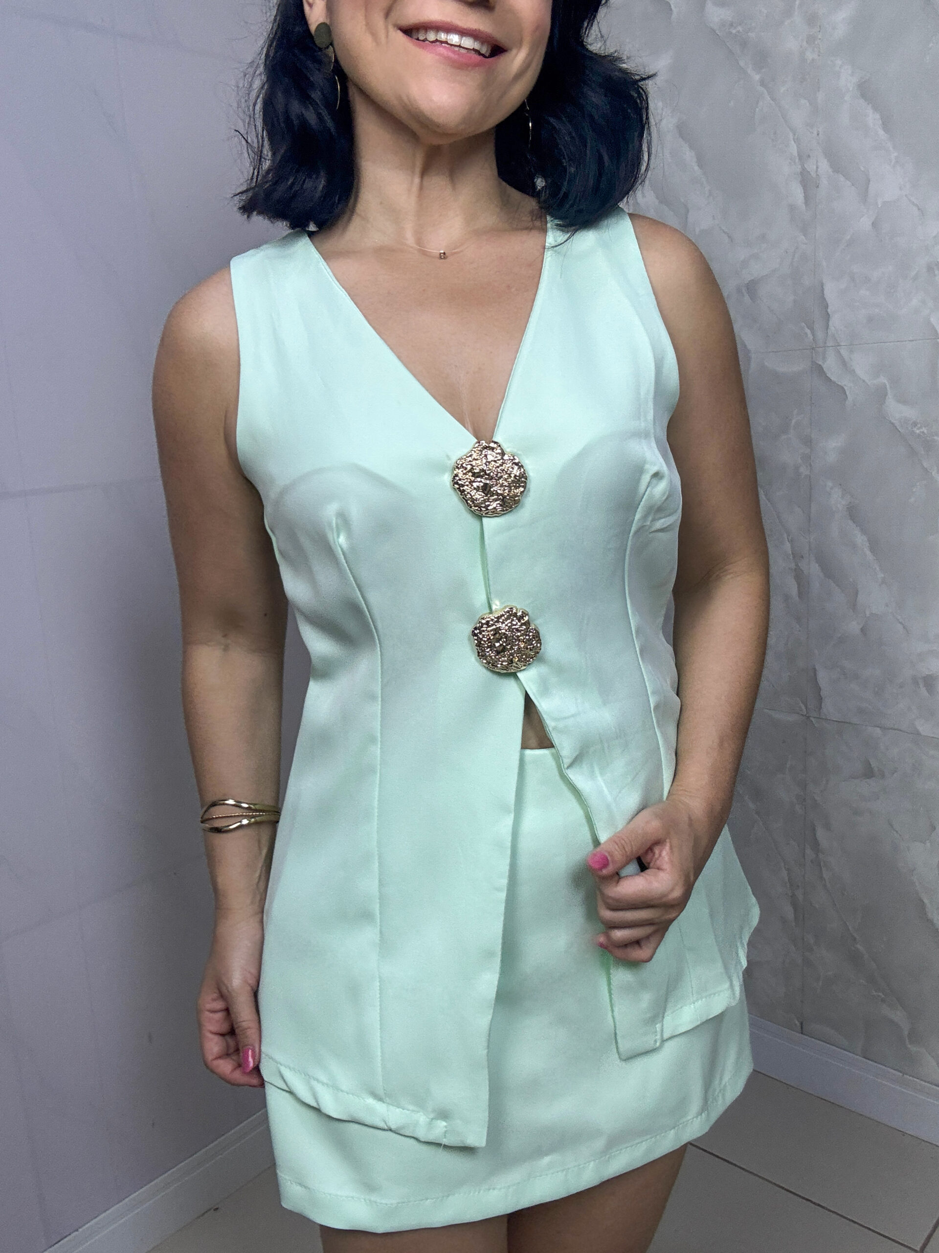 CONJUNTO GEOVANA VERDE MENTA - Imagem 2