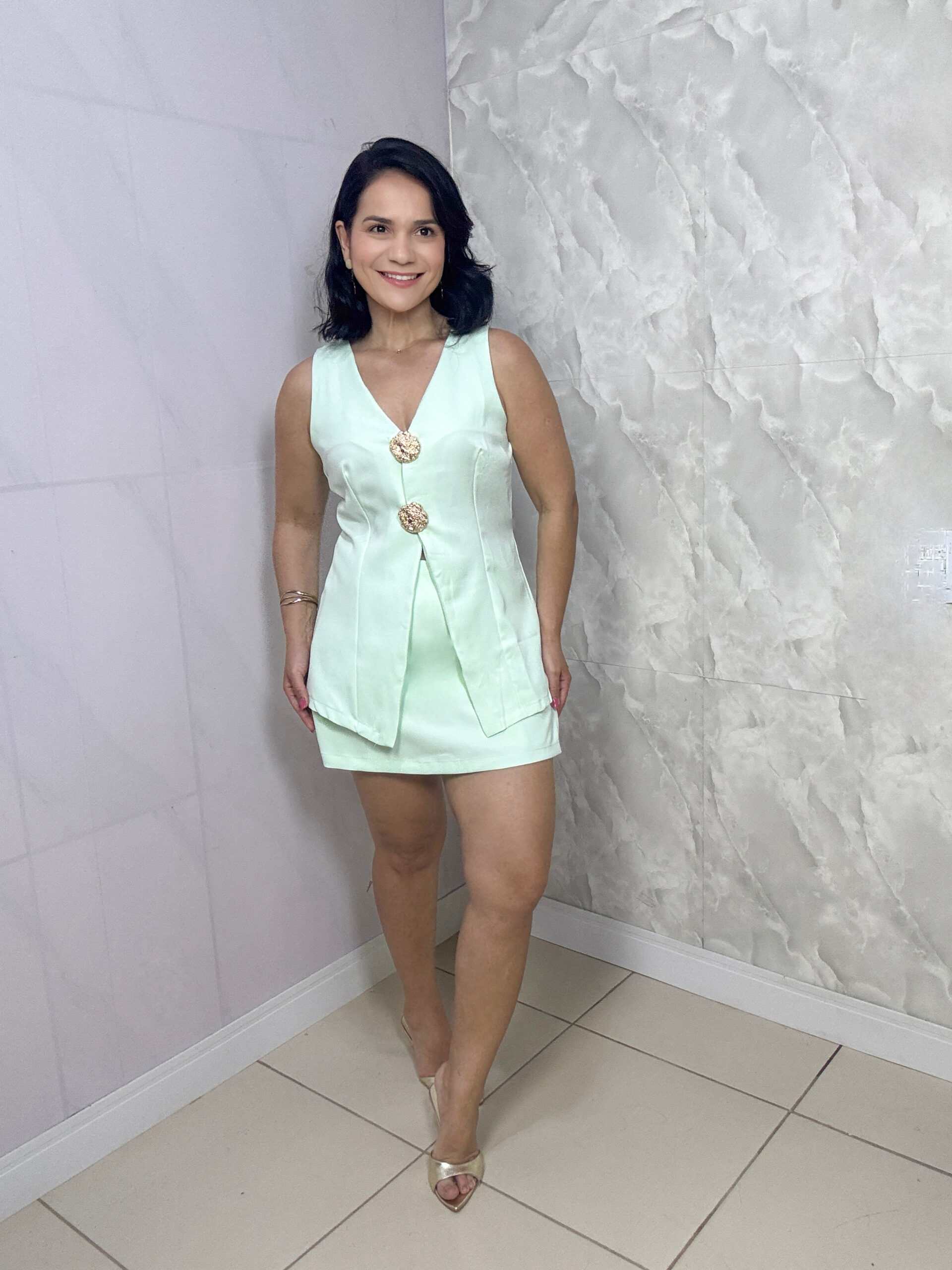 CONJUNTO GEOVANA VERDE MENTA - Imagem 3