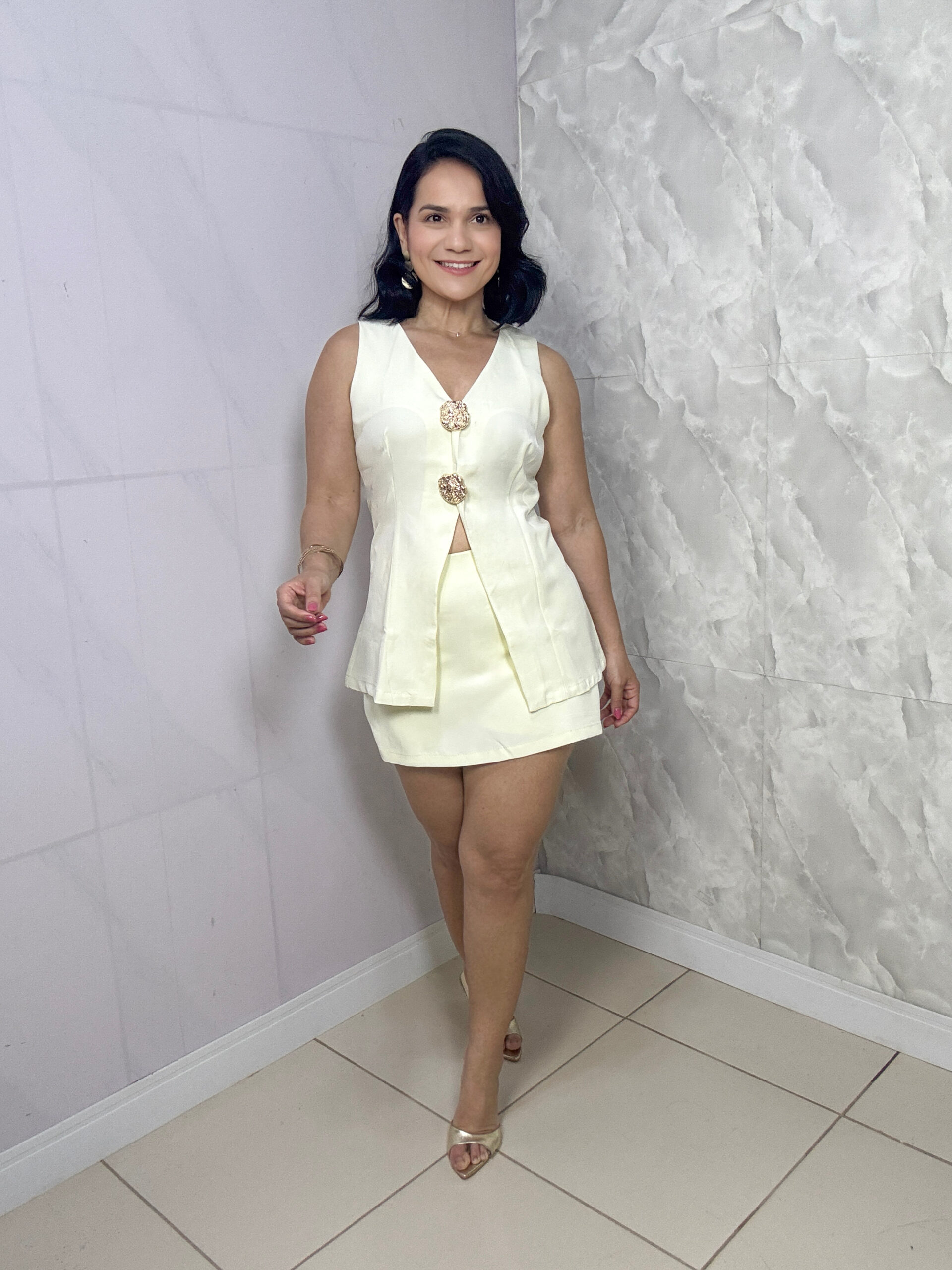 CONJUNTO GEOVANA AMARELO