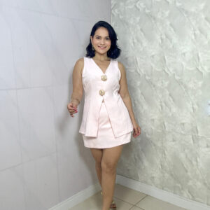 CONJUNTO GEOVANA ROSA BEBÊ
