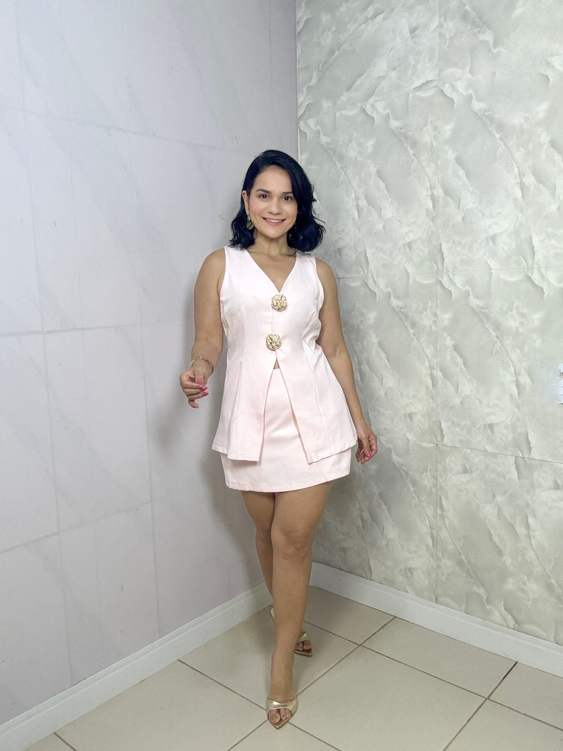 CONJUNTO GEOVANA ROSA BEBÊ